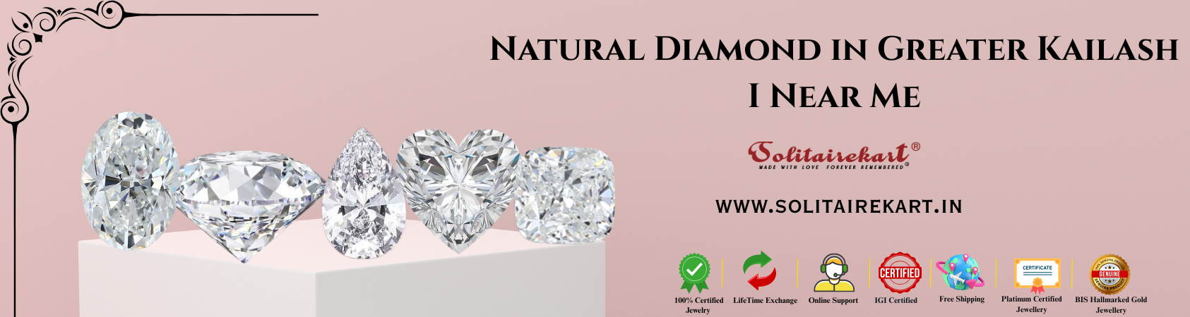 Explore the Elegance: Natural Diamond in Greater Kailash I Near Me